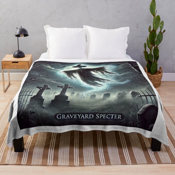 Item preview, Graveyard Specter Ghostly Scarecrow Haunting the Cemetery designed and sold by Pattamo1.