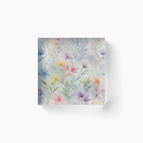 Item preview, Rainbow floral Gray Background designed and sold by juthamas8426.