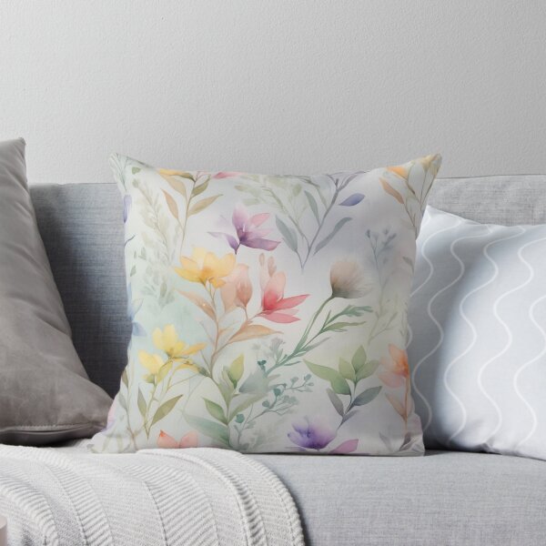 Item preview, Rainbow floral Gray Background designed and sold by juthamas8426.