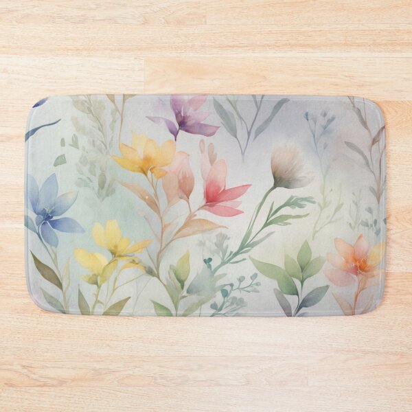 Item preview, Rainbow floral Gray Background designed and sold by juthamas8426.