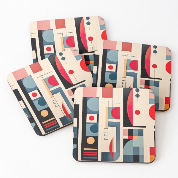 Item preview, Constructivism - Cubist Patterns designed and sold by KootenayDesigns.