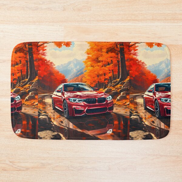 Item preview, Sport Sedan on Scenic Autumn Road With Mountains designed and sold by RevUpDesign.