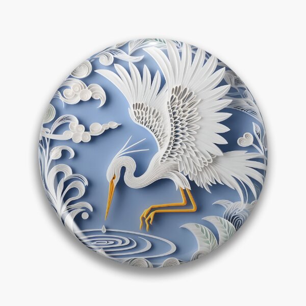 Item preview, Papercraft White Heron designed and sold by Catobix.