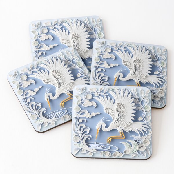 Item preview, Papercraft White Heron designed and sold by Catobix.