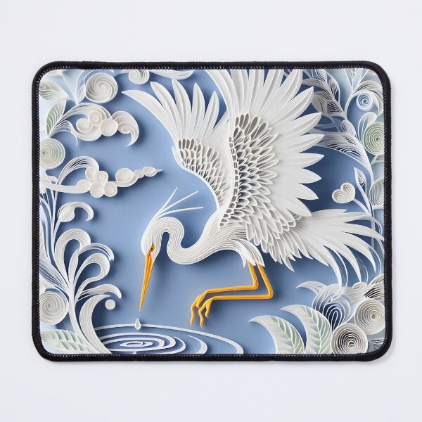 Item preview, Papercraft White Heron designed and sold by Catobix.