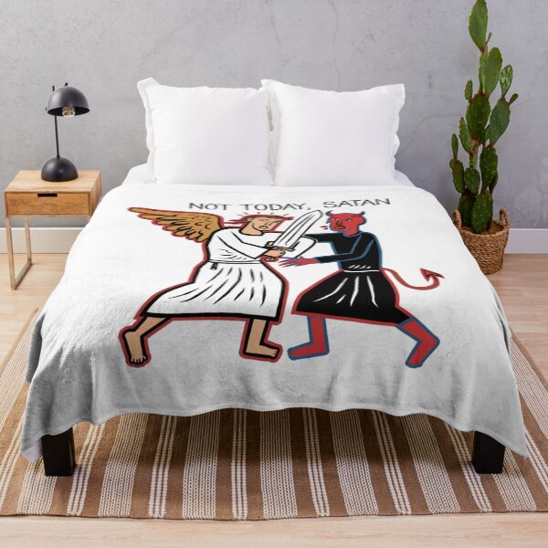 Item preview, Not today Satan, funnyfits70, Humor, Funny designed and sold by FunnyFits70.