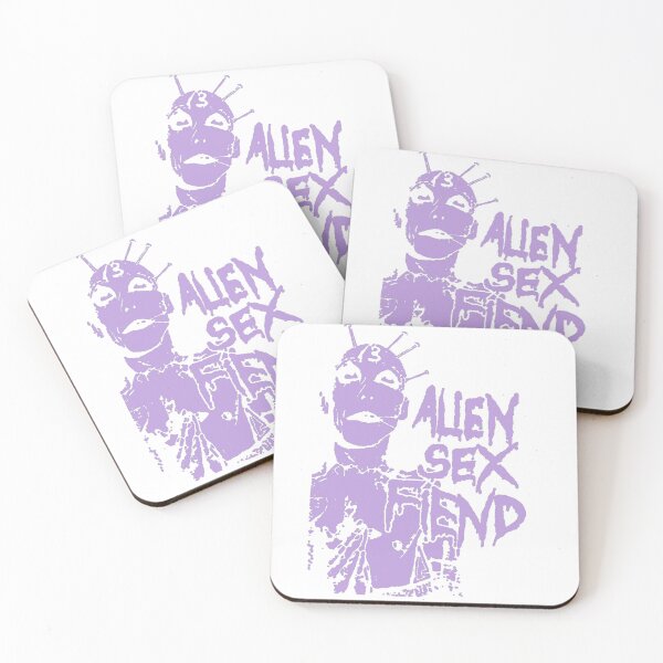 Item preview, Alien sex fiend in purple designed and sold by NatalieNANA.