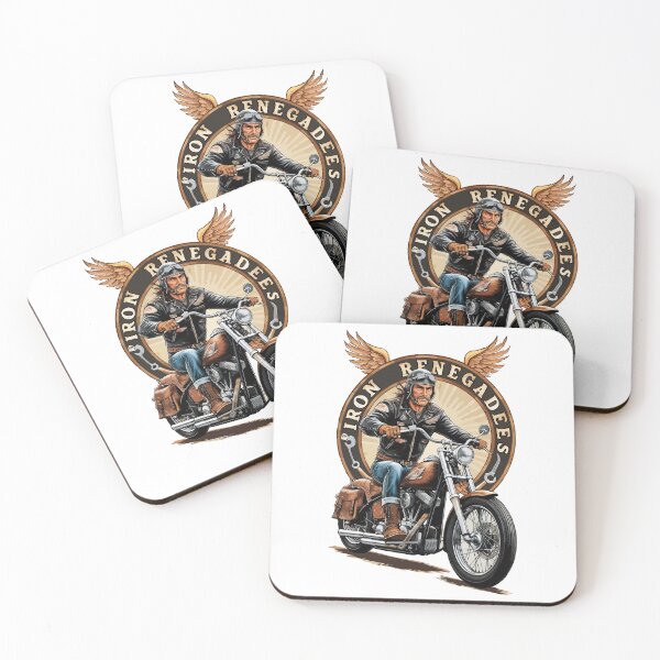 Item preview, Iron Renegades - Vintage Biker Club Design designed and sold by -DEEWOLF-.