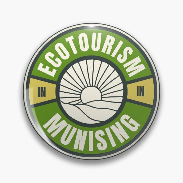 Item preview, Ecotourism in Munising Michigan USA Green Logo designed and sold by Vintage-TM.