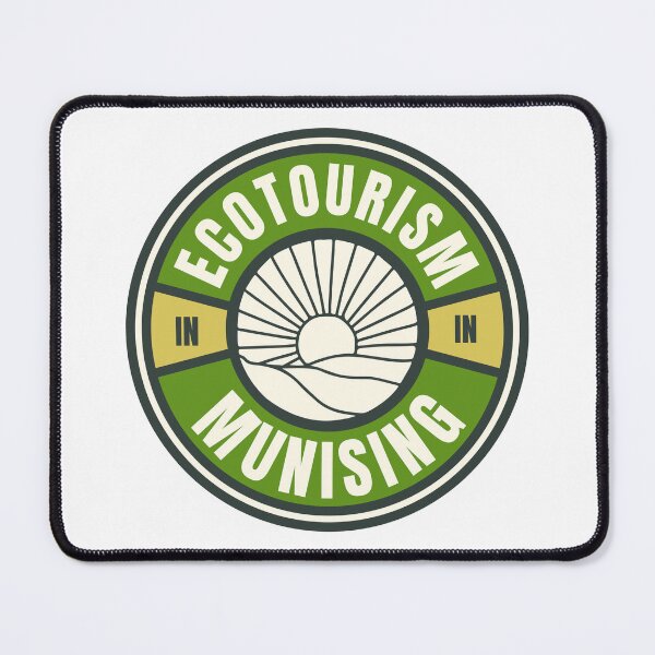 Item preview, Ecotourism in Munising Michigan USA Green Logo designed and sold by Vintage-TM.