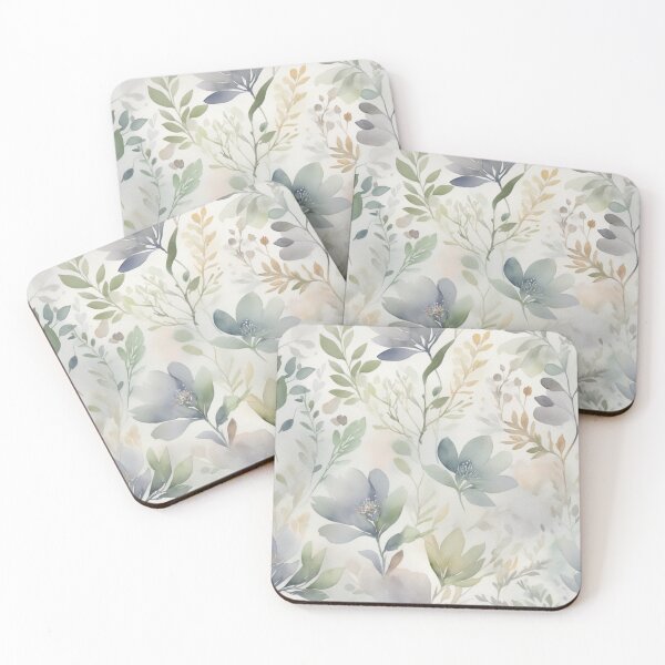 Item preview, watercolor Flora white tone designed and sold by juthamas8426.