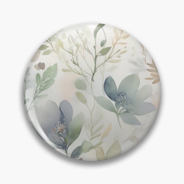 Item preview, watercolor Flora white tone designed and sold by juthamas8426.