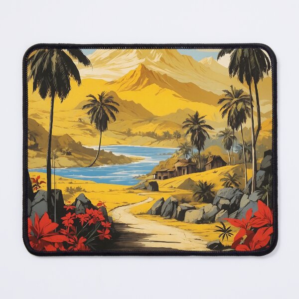 Item preview, Manaure Colombia Retro Vintage Poster Tourism designed and sold by TravelersGems.