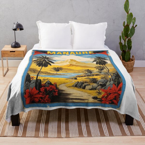 Item preview, Manaure Colombia Retro Vintage Poster Tourism designed and sold by TravelersGems.