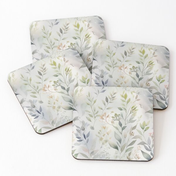 Item preview, Leaves watercolor White background designed and sold by juthamas8426.