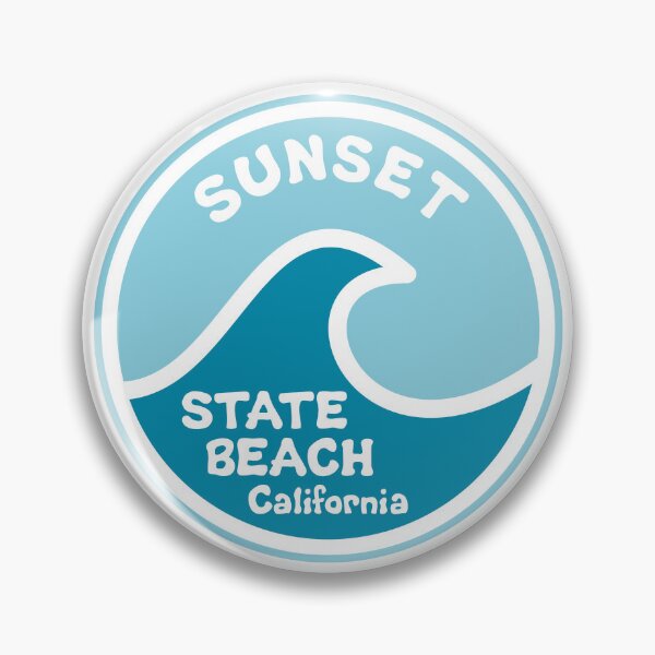 Item preview, Sunset State Beach California Wave designed and sold by bivenart.