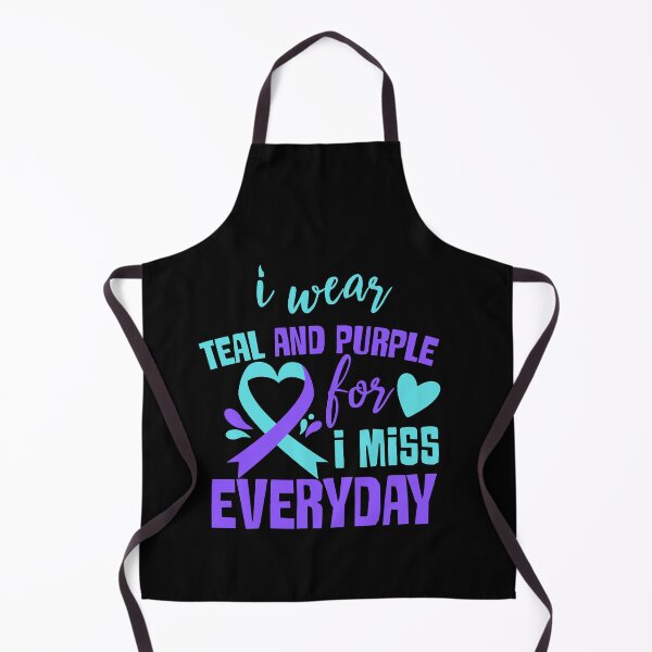 Item preview, i wear teal and purple for someone i miss everyday designed and sold by khallidaart.