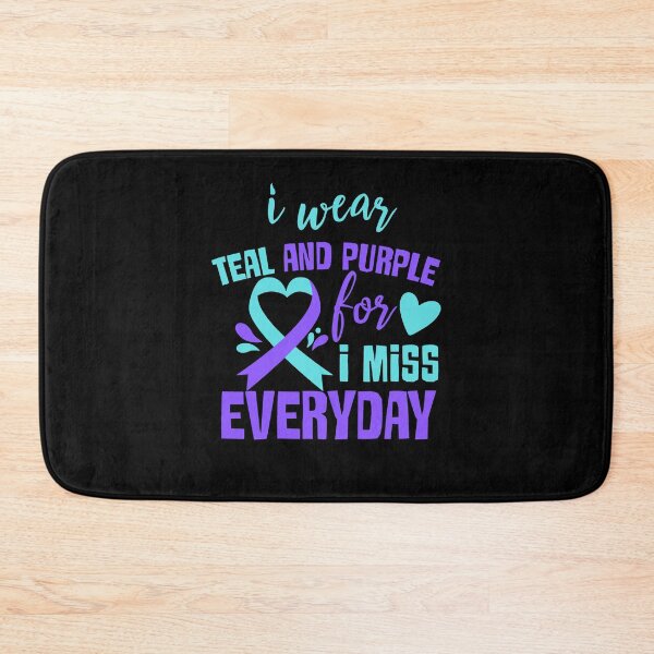 Item preview, i wear teal and purple for someone i miss everyday designed and sold by khallidaart.
