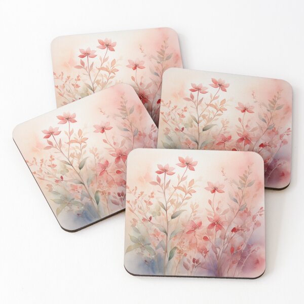 Item preview, Soft watercolor red floral design designed and sold by juthamas8426.