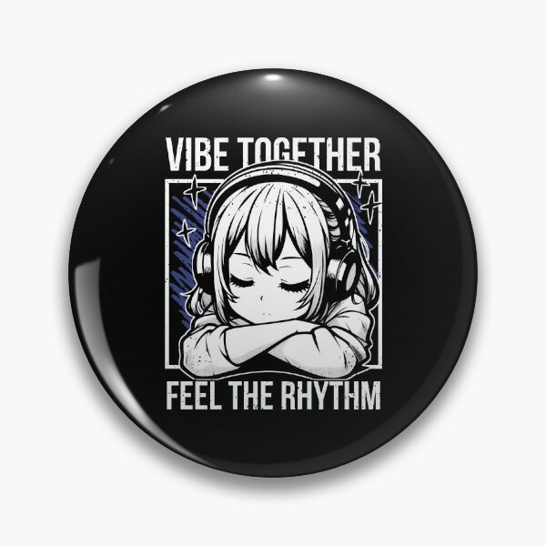 Item preview, VIBE TOGETHER FEEL THE RHYTHM, Celestial Harmony with white letters designed and sold by SplashTastic.