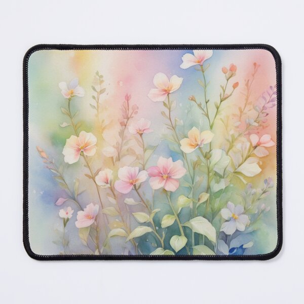 Item preview, rainbows flowers watercolor designed and sold by juthamas8426.