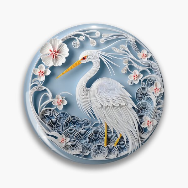 Item preview, Papercraft Blue Heron designed and sold by Catobix.