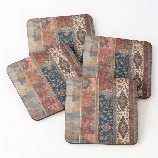 Item preview, Vintage Striped Bohemian Distressed Oriental Rug in Bold Multicolor designed and sold by Octavia Soldani.