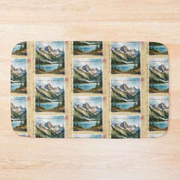Item preview, Wrangell St Elias Alaska National Park Postcard Vintage Retro Travel designed and sold by TravelPostcardGems.