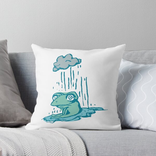 Item preview, Frog gets rained on designed and sold by Kara Draws.