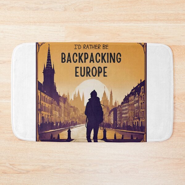 Item preview, I’d rather be backpacking Europe designed and sold by FitEnvy.