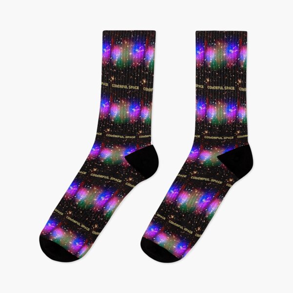 Item preview, Colorful Space – Vibrant Galaxy Art Series designed and sold by beddreams.