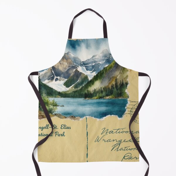 Item preview, Wrangell St Elias Alaska National Park Postcard Vintage Retro Travel designed and sold by TravelPostcardGems.