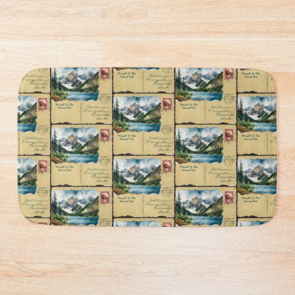 Item preview, Wrangell St Elias Alaska National Park Postcard Vintage Retro Travel designed and sold by TravelPostcardGems.