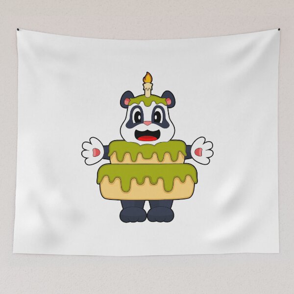 Item preview, Panda Birthday Cake designed and sold by Snabdesign84.