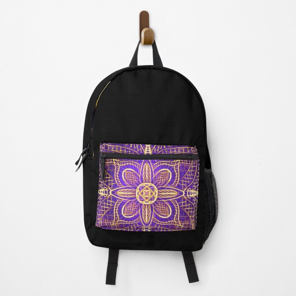 Item preview, Majestic Harmony: Purple Mandala in Gilded Splendor designed and sold by Lubellebubble20.