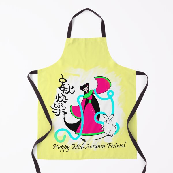 Item preview, Happy Mid-Autumn Festival - fairy and bunny ( Rabbit ) designed and sold by Shirley cute art .