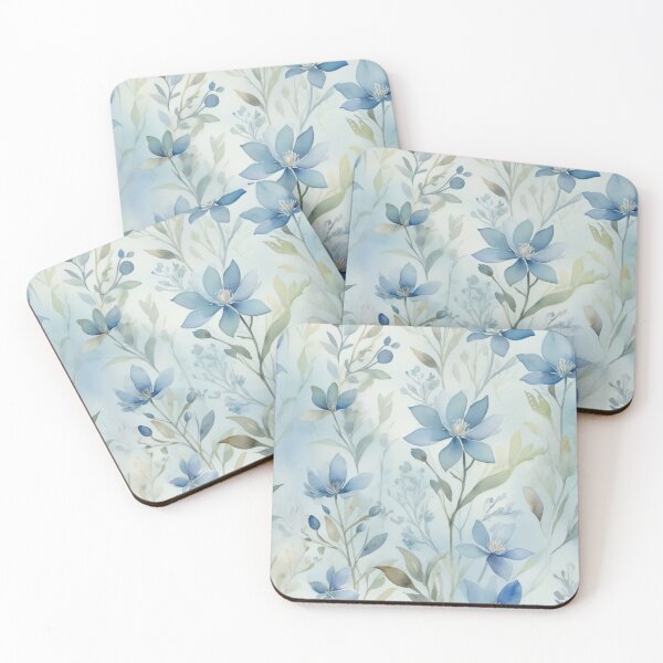 Item preview, Blue Flora Watercolor designed and sold by juthamas8426.