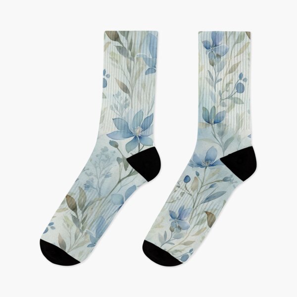 Item preview, Blue Flora Watercolor designed and sold by juthamas8426.