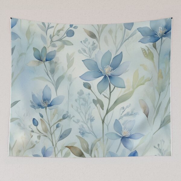 Item preview, Blue Flora Watercolor designed and sold by juthamas8426.