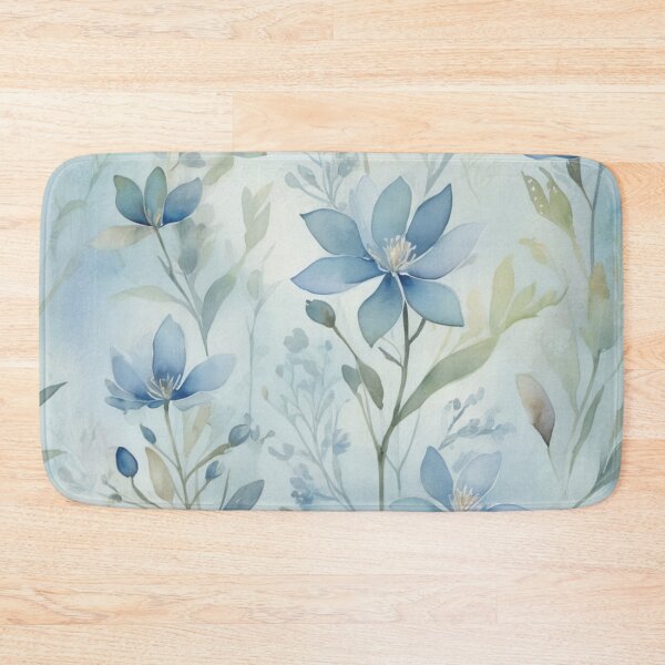 Item preview, Blue Flora Watercolor designed and sold by juthamas8426.