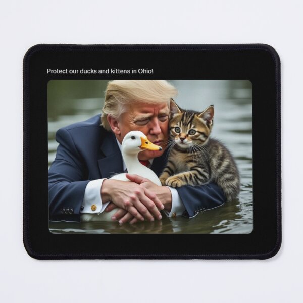 Item preview, Trump: Protect Our Ducks and Kittens in Ohio! designed and sold by Earth Nature Creations.