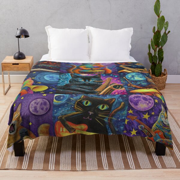 Item preview, Musical Cats Shower Curtain, Musical Cats Design, Musical Cats Blanket designed and sold by Graphitti Squad.