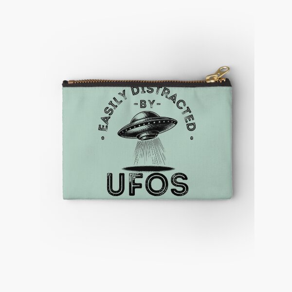 Item preview, Easily distracted by Ufos, ufologist, vintage flying saucer designed and sold by lagunaklein.