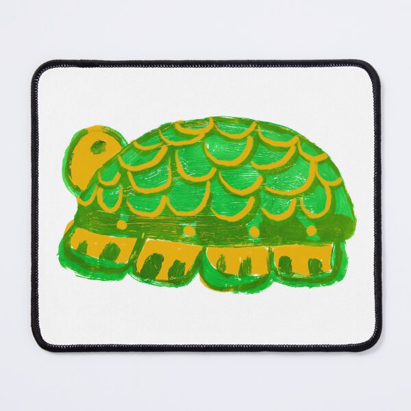 Item preview, Green and yellow tortoise designed and sold by Sophieaillustration .