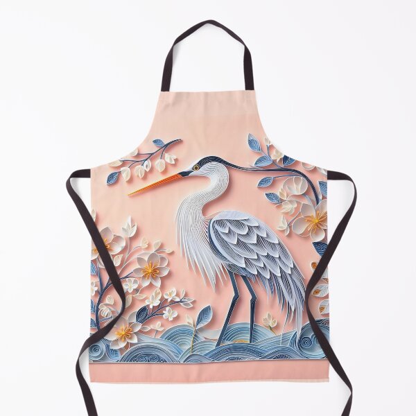 Item preview, Papercraft Pink Blue Heron designed and sold by Catobix.