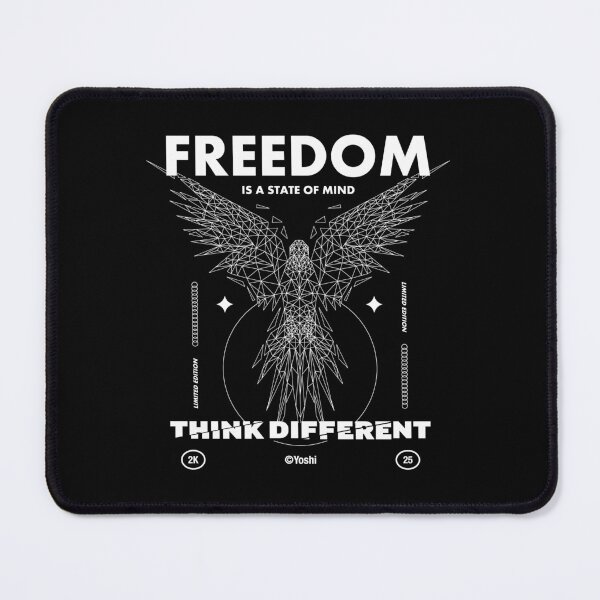 Item preview, Freedom is a state of mind - Think different designed and sold by YoshiArtDesign.
