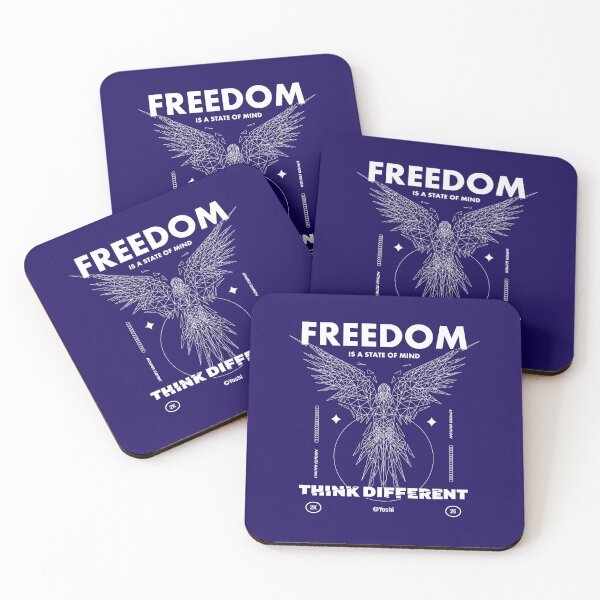 Item preview, Freedom is a state of mind - Think different designed and sold by YoshiArtDesign.