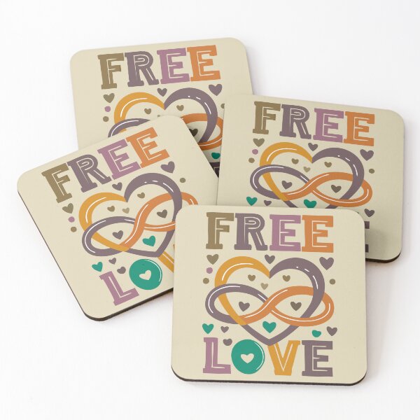Item preview, Free Love - Polyamory Symbol - Trend Colors 2025 designed and sold by JoanNinjaHen.