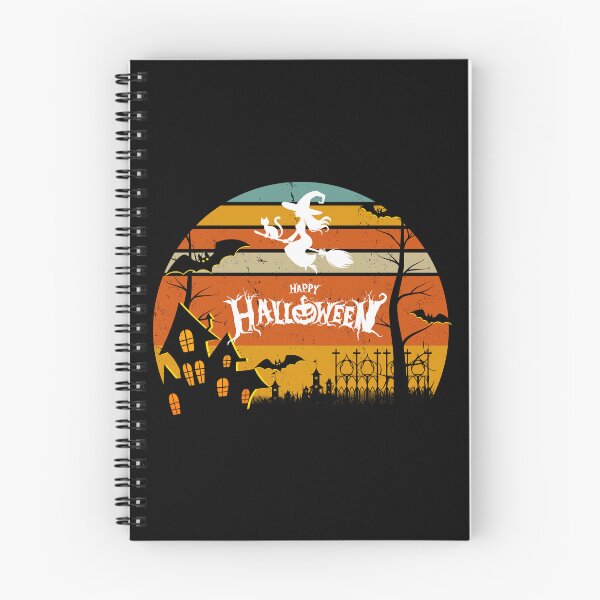 Item preview, Happy Halloween! Witch rides on her broomstick, gothic, classic and spooky! designed and sold by FreeSoulLab.