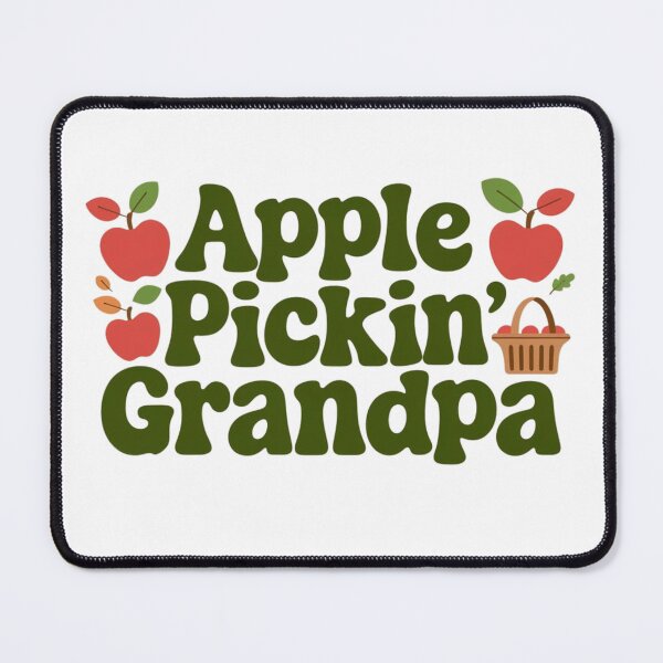 Item preview, Apple Picking with Grandpa Fun Fall Family Harvest Design designed and sold by BunBuntheDog-.